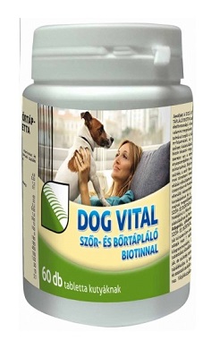 Dog Vital szőr és bőrtápláló tabletta biotinnal