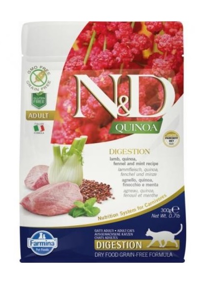 N&D Cat Quinoa Digestion Bárány